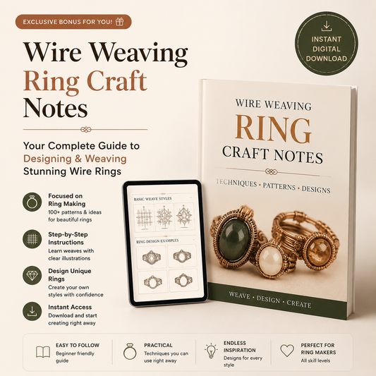 Wire Weaving Ring Craft Notes
